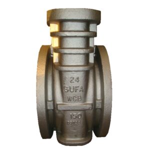 600LB WCB Knife Gate Valve Body Casting - XURI Valve | Industrial Valve Manufacturer