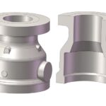 150Lb Ball Valve Body Casting Using Furane Resin Sand Molding Technology - XURI Ball Valve Casting - View 1